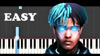 XXXTENTACION  SAD Easy Piano Tutorial How To Play  Cover [upl. by Daigle]