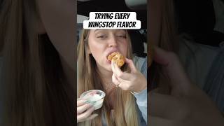 Rating EVERY flavor at wingstop mukbang wingstop foodchallenge [upl. by Chabot866]