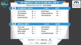 Mt Waverley 2nd XI v Box Hill 2nd XI [upl. by Sinnek]