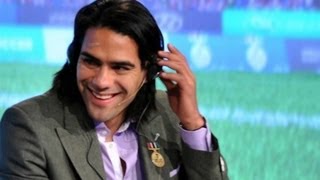 Falcao Im happy at Atletico Madrid [upl. by Lutim]