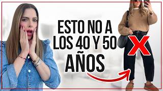 Tendencias que no debes usar a los 40 años ni a los 50 años Moda otoño invierno 2024 [upl. by Anauqaj562]