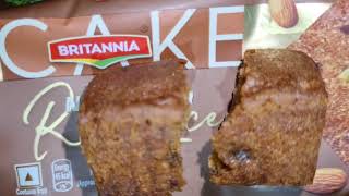 Unboxing Britannia cake Nut and Raisin Romance🔥 yummy 😋 tasty 😋 viral 🔥 youtube🔥 subscribe🙏comments [upl. by Ddet]