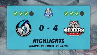 Spartiates de Marseille 04 Boxers de Bordeaux  Highlights  Synerglace Ligue Magnus 2324 [upl. by Yla538]