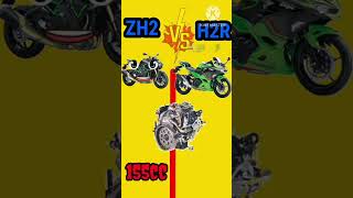 Kawasaki Zh2 Vs H2r❓shorts [upl. by Walt]