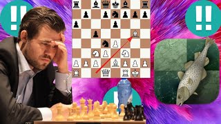 Brilliant Stockfish vs Magnus Carlsen chess game 19 [upl. by Cesya]