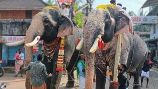 മങ്ങാടിന്റെ മണ്ണിൽ വാശിയേറിയ പോരാട്ടം🥵 നന്തിലത്ത് ഗോപാലകൃഷ്ണനും പുതുപ്പള്ളി സാധുവുംmangad pooram [upl. by Pearl]