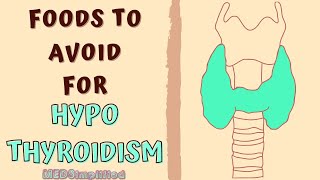 HYPOTHYROIDISM FOODS TO AVOID  DIET FOR LOW THYROID LEVELS [upl. by Mobley]