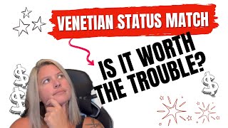 NEW Venetian Casino Status Match Promotion  REVEALED amp FINALLY EXPLAINED [upl. by Charlton845]