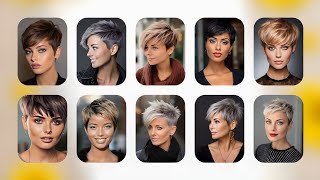 70 Elegant short Hairstyle for women  pixie haircut 😍🤩 [upl. by Ahsiral395]