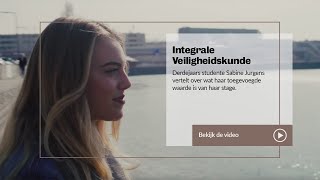 Inholland  Integrale Veiligheidskunde derdejaars studente Sabine Jurgens vertelt over stage [upl. by Valeta154]