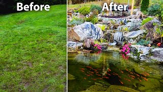 I Turned my Grass Yard into a Water Garden Oasis [upl. by Burl459]