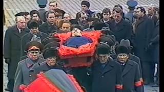 Leonid Brezhnev burial 1982 [upl. by Pattani]