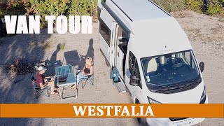 PRÉSENTATION de notre FOURGON AMÉNAGÉ  VAN TOUR WESTFALIA Colombus 540 [upl. by Naujyt455]