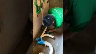 Sinking drainage integrated central floor drain plumbing professionalplumbing drainagedrain [upl. by Ytok]