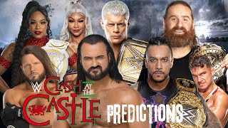 WWE Clash at the Castle 2024 Predictions [upl. by Lleinad813]