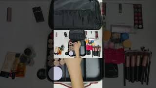 Relavel Travel Makeup Bag with Washable Plastic Adjustable Dividers [upl. by Comethuauc]