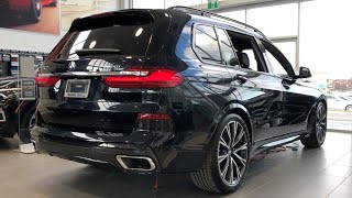 2022 BMW X7 40i xDrive 335HP Carbon Black Metallic  InDepth Video Walk Around [upl. by Esalb]