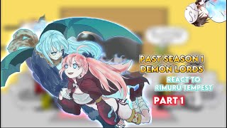 Past season 1 demon lords react to Rimuru PART 1 Gacha reaction no ship [upl. by Suiraj793]