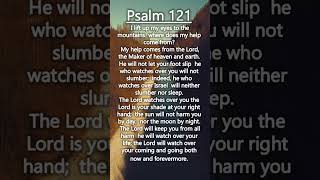 Psalms 121 God is Our Helper  Daily Prayer reading [upl. by Sitra]