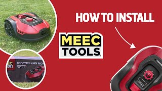 How to install Meec Tools robot lawn mower [upl. by Susie]