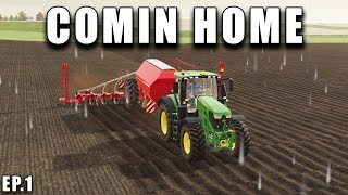 BRINGING IT BACK HOME  Elkader Iowa Farming Simulator 2019 [upl. by Oelc]