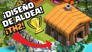 🏆 ¡EL MEJOR DISEÑO DE ALDEA PARA COPAS DE TH2  AYUNTAMIENTO 2 CLASH OF CLANS [upl. by Quick]