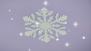 How to make Snowflakes out of paper  Paper Snowflake 44  Christmas Ornaments [upl. by Kokoruda]