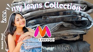 Myntra HighWaist Jeans TryOn Haul WideLeg Straight Fit amp Bootcut JeansRenigraphy [upl. by Adorl747]