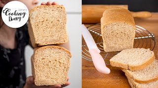 Whole wheat Bread  Fluffy Whole wheat Bread Recipe  How to Bake Whole wheat Bread [upl. by Adaurd]