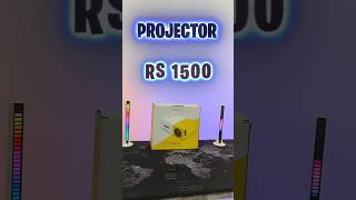 Cheapest Projector at Just ₹1500 📽️  Best Budget Mini Projector🔥shorts projector tech gadgets [upl. by Rhee]