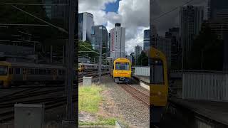 Queensland Rail SMU 200 at Brisbane Roma Street Train Station on Beenleigh Service Australia [upl. by Nnael769]