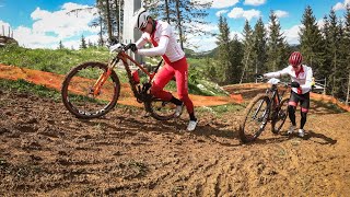 UEC European Championships MTB XCO Cheile Gradistei Romania 2024  training days 💩🚵 [upl. by Eelik]