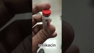 Amikacin injection antibiotics infection bacteria pharmacy doctor medicinetreatment shorts [upl. by Alma]