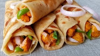 Chicken Paratha Rolls Recipe  Paratha Rolls Recipe [upl. by Norine143]