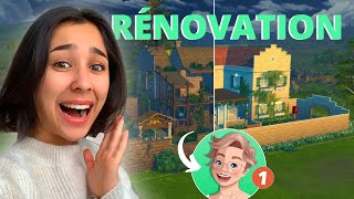 RÉNOVATION DE RUINE 🏚➡️🏠 Les Sims 4 [upl. by Wyatan]