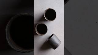 Handmade ceramic mugs pottery ceramics ceramicstudio handmade tableware dinnerware wabisabi [upl. by Nereen]