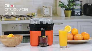 Clikon Citrus Juicer with Dual squeezer  CK2258 [upl. by Annayk291]