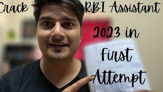 RBI Assistant 2023 Preparation Strategy  Study Plan  Todo list [upl. by Serdna154]