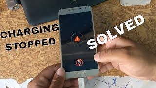 Charging stopped ll Battery temperature too highlow Fixed 100 in SAMSUNG J4 [upl. by Asp]