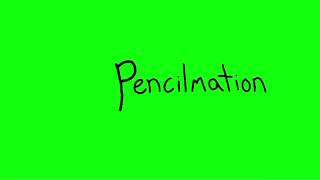 pencilmation logo green screen 2024 reanimated [upl. by Herriott140]