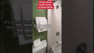 All Star Music Family Suites room tour at Disney World [upl. by Wordoow762]