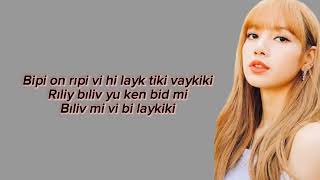 The Girls Blackpink Lisa Rap kolay okunuş [upl. by Annice]