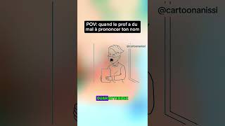 Ce genre de prof 🎙️ saigo6263 blague humour comique animation sketch comedie comedy [upl. by Erinna]