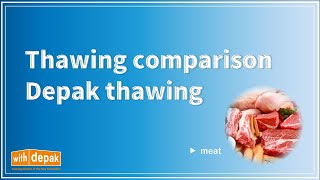 Thawing comparison Depak thawing meat [upl. by Linden697]