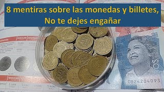 Mentiras sobre las monedas y los billetes de Colombia monedas billete colecciones [upl. by Annayoj188]