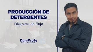 PRODUCCIÓN DE DETERGENTES Diagrama de Flujo [upl. by Bronny]