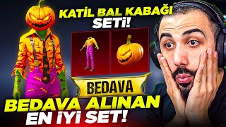 YILLARDIR KİMSEDE OLMAYAN SETİ BEDAVAYA ALDIK 😱 KATİL BAL KABAĞI SETİ GELDİ ÜCRETSİZ  PUBG MOBILE [upl. by Nickola165]