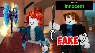 Murder Mystery 2 FUNNY MOMENTS FAKE MURD TROLL [upl. by Quinton]