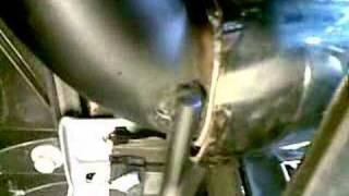 Megane R26 Back Box Removal Custom Exhaust [upl. by Sup]