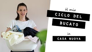 Il mio nuovo CICLO DEL BUCATO in CASA NUOVA Abbiamo finalmente una ASCIUGATRICE [upl. by Annait]